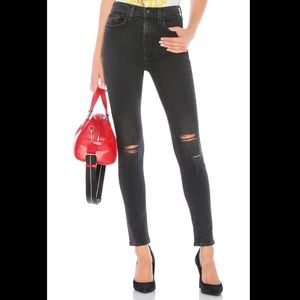 NWT Rag & Bone Black High Rise Ankle Skinny Jeans (Size 27)